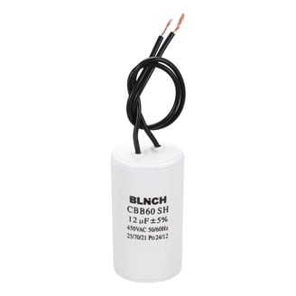 Weideer 5 UF ±6% MFD 370/440 VAC CBB65 Oval Run Start Capacitor – For AC Motors, Heat Pumps, Compressors & Fan Start