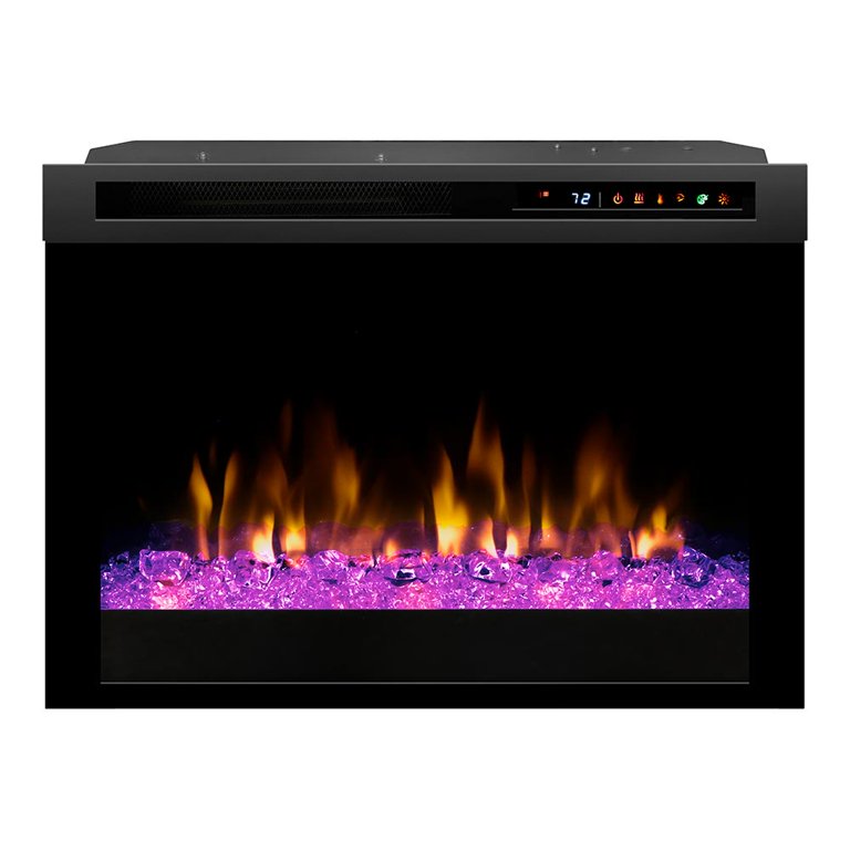 Dimplex Multi-Fire XHD 26 inch Plug-In Electric Insert with Glass - Black,  XHD26G - Walmart.com
