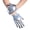 Silver, variant on Trendy Shining Half Palms Gloves Night Club PU Leather Handwear for Women Men