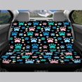 thumbnail image 3 of CHAQLIN Paw Print Stretch Auto Seat Cushions for Car Interior Travel, Non-Slip Rear Seat Covers Waterproof Rear Bench Seat Cover, 3 of 7
