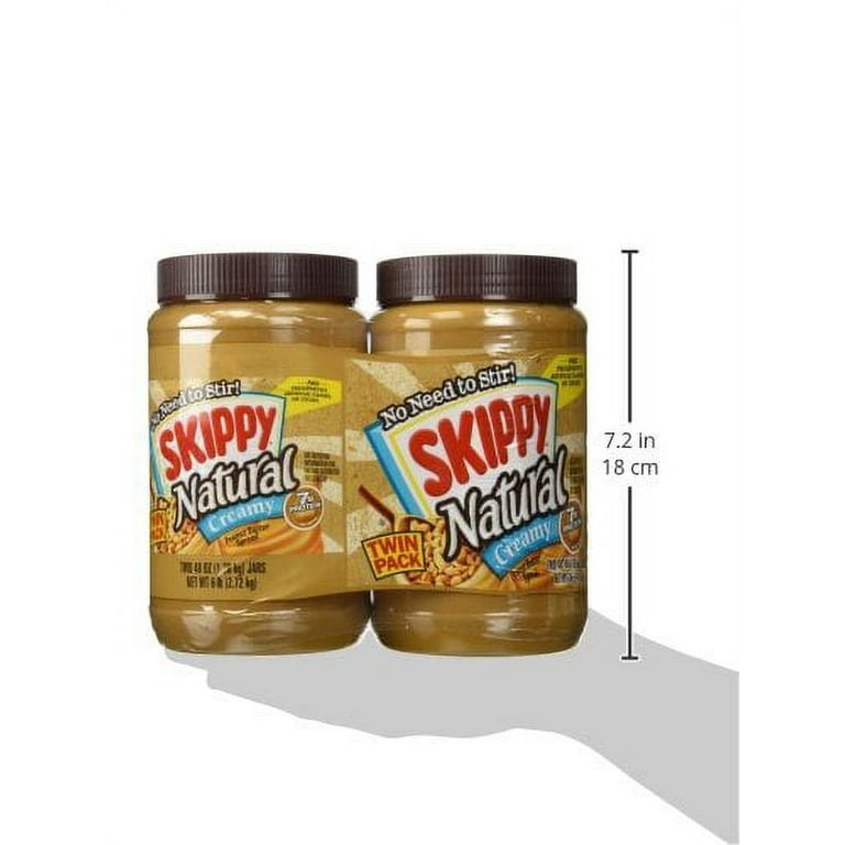 Skippy All Natural Peanut Butter, 2 pk./48 oz. 