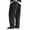 Black, variant on Mens Corduroy Loose Fit Trousers Straight Leg Casual Pants With Patch Pockets And Elastic Waistband For Daily Wear