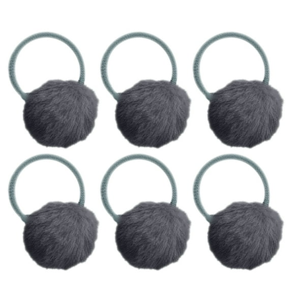 Pom Ball Elastic Hair Ties Pom Hair Bands Seamless Hair Ropes