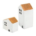 thumbnail image 5 of 2pcs Home Scene Layout Prop Desktop House Adornment Wooden House Decor, 5 of 5