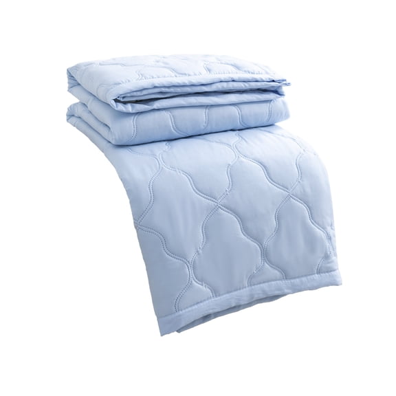 Cooling Blankets for Sleeping,Lightweight Summer Blanket,60*40IN Single Size Duvet Reversible Coverless Microfiber Soft Bed Quilt Softness(Blue)