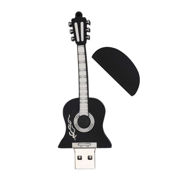 Forma de guitarra de dibujos animados USB Flash Memory Stick Cool Model Drive Sunnimix Memoria USB