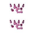 thumbnail image 1 of Decodeary Collet Body for Welding Torch Consumables Reliable Performance Pink 9x30 2Set, 1 of 6