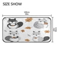thumbnail image 3 of Squirrel Non Slip Long Door Mat 39''x20'' Soft, Absorbent, for Kitchen, Bathroom, and Bedroom, 3 of 8
