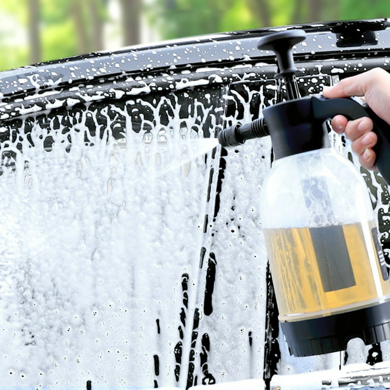 Car Wash Hand Pump Sprayerm, 2l Pump Action Pressure Sprayer Bottle  Pressurized Foam Sprayer Garden Water Bottle Auto Spary Watering Can Car  Cleaning