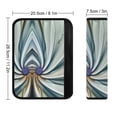 thumbnail image 3 of WYYP Flowers Blue Center Leaves Car Seat Belt Pad Cover Comfortable Car Seat Strap Pads Ideal for Car Interior Accessories 1Pcs, 3 of 5