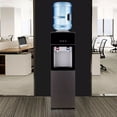 thumbnail image 7 of WSYW Top Loading Water Cooler Dispenser - Hot & Room Temperature Water, Removable Drip Tray & Storage Cabinet, Holds 3 or 5 Gallon Bottles Gray, 7 of 7