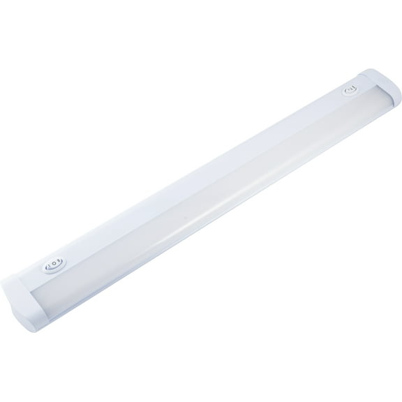 Enbrighten 18in Plug-in LED Under Cabinet Light Fixture, 0.82lbs, Linkable, 38939-T1