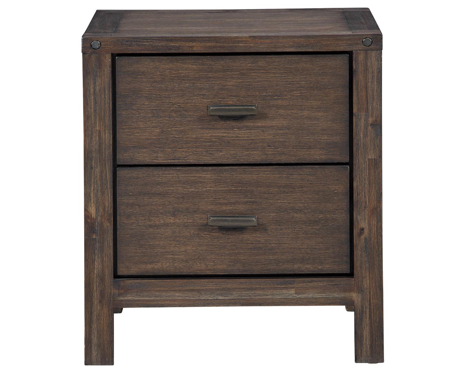 Signature Design by Ashley Dellbeck Dark Brown Two Drawer Night Stand - image 3 of 5