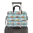 thumbnail image 2 of FORMRS 16" Laptop Bag Carrying Sleeve Case with Handle Travel Shoulder Briefcase, Cartoon Train Pattern, 2 of 8