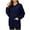Navy, variant on AherBiu Rain Jacket Women Waterproof Lightweight Hooded Zip up Raincoat Fall Winter Casual Hiking Outerwear