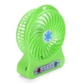 thumbnail image 4 of Portable Rechargeable LED Light Fan Air Cooler Mini Desk USB 18650 Battery Fan, 4 of 4