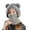 Grey, variant on 2 Pcs Set Toddler Hat Hooded Scarf Baby Winter Knitted Hat With Pompom & Warm Lined - Thick Soft Yarn Cap,Warm Thermal for Cold Weather,Stylish Headwear for Outdoor Activities,Size:One Size