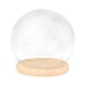 thumbnail image 4 of Cúpula de exhibición con base, soporte para micropaisaje, contenedor, adorno, campana de cristal Base de madera de 15 cm, 4 of 9