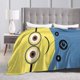 thumbnail image 5 of Manta de Minions, manta de felpa grande súper suave y esponjosa para niños, niñas y adultos jóvenes, manta de franela cálida y acogedora para sala de estar, sofá cama para todas las estaciones, 40 x, 5 of 8