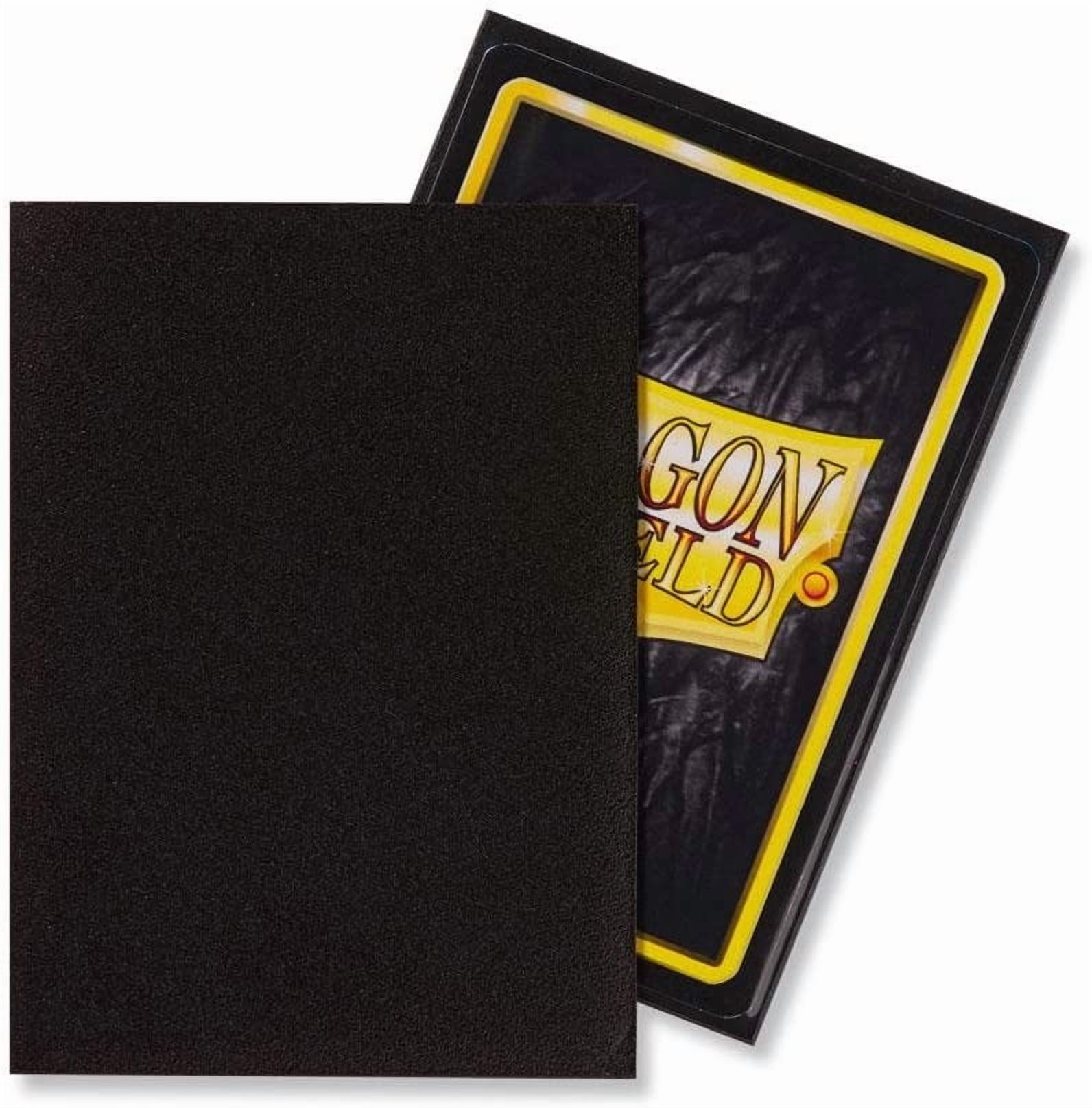 Dragon Shield Standard Matte Black Card Sleeves- 100 Sleeves