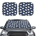thumbnail image 2 of Balery Cute Sheep 1 Parasol para parabrisas de coche de 2 piezas | Parasol plegable para parabrisas delantero de coche para la mayoría de sedanes-Small, 2 of 6