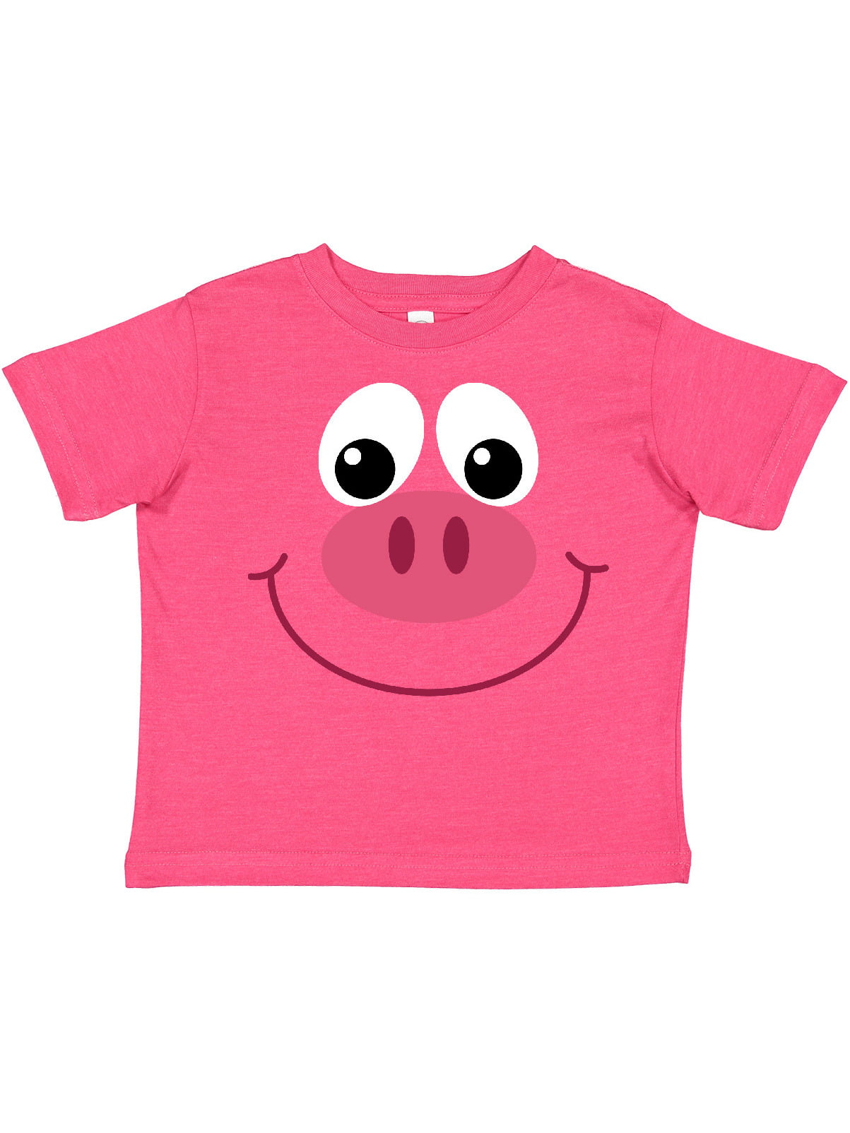 Pig Girl Face 2 Eyes Toddler or Child T-Shirt  ~ Personalized 