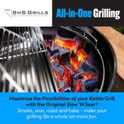 Slow N Sear Charcoal Basket Insert for 22 Grills