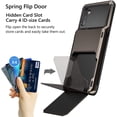 thumbnail image 2 of Case for Galaxy Note 10 Case Wallet 4-Slot Pocket Credit Card ID Holder Scratch Resistant Dual Layer Protective Bumper Rugged Rubber Armor Hard Shell Cover for Samsung Galaxy Note 10 Gun Metal, 2 of 11