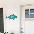 thumbnail image 6 of Designocracy MA98548-12 12 in. Tuna Fish Coastal House Number Sign Decor, 6 of 7
