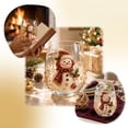 thumbnail image 3 of Christmas Stemless Wine Glasses, Embossed Holiday Tumbler Cups for Party, Festive Table Decor, 3 of 5