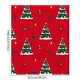 thumbnail image 3 of XINSHIDE Winter Warm Blanket Christmas Snowman Winter Plush Decoration Wool Plush Picnic Blanket Holiday Santa Blanket And Home Blanket (125 X 150 Cm) Navidad, 3 of 4