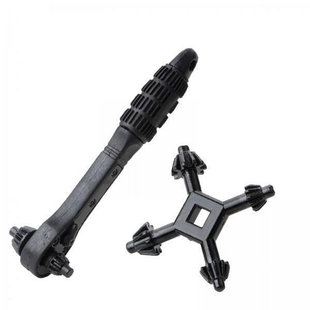 Llave de trinquete,Juego de llaves de portabrocas universales de 4 vías Llave eléctrica,Llave de trinquete de portabrocas de 4 vías,Llave de trinquete para portabrocas Llave de
