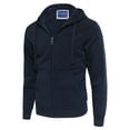 thumbnail image 2 of FashionOutfit Men's Basic Sweatshirt Hooded Zipup Jackets, 2 of 4