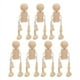 thumbnail image 1 of 7 Piezas de Figuras de de Madera en : Figuras de Robot para Pintar DIY, Figuras Articuladas, Muñeco de Clavija Robot para Bricolaje, 1 of 5