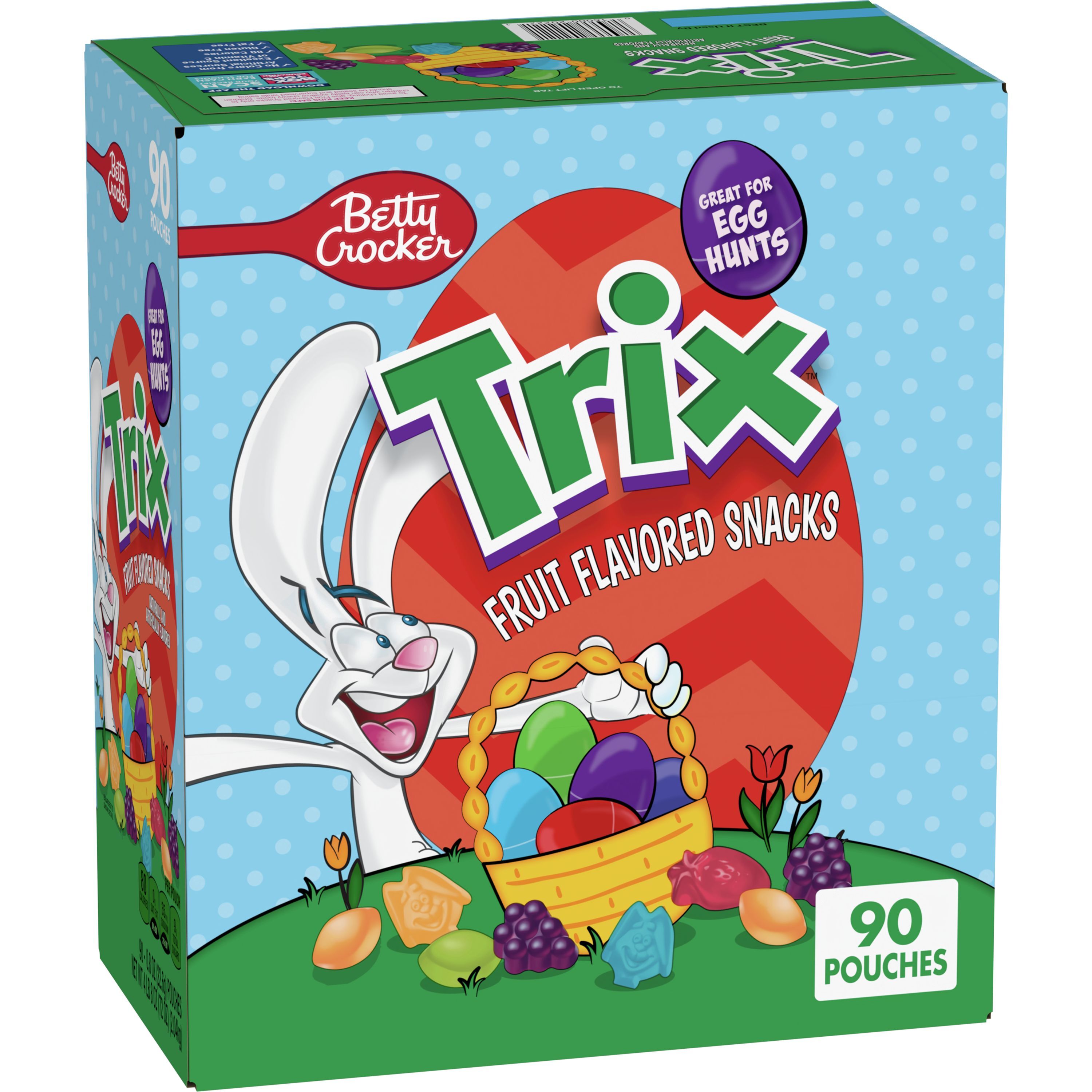 Betty Crocker Trix Easter Fruit Shapes, 90 Count, 72 OZ