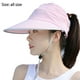 thumbnail image 2 of Sombrero para el sol plegable de ala ancha con cremallera, gorra para el cuello con bloqueo UV, sombrero para el sol de playa para verano al aire libre, 2 of 5