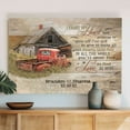 thumbnail image 4 of Customizaholic Couple Name and Date Canvas, Rustic Love Wall Art with Red Truck and Barn, I Cross My Heart Quote, Personalized Anniversary or Wedding Gift, 4 of 8