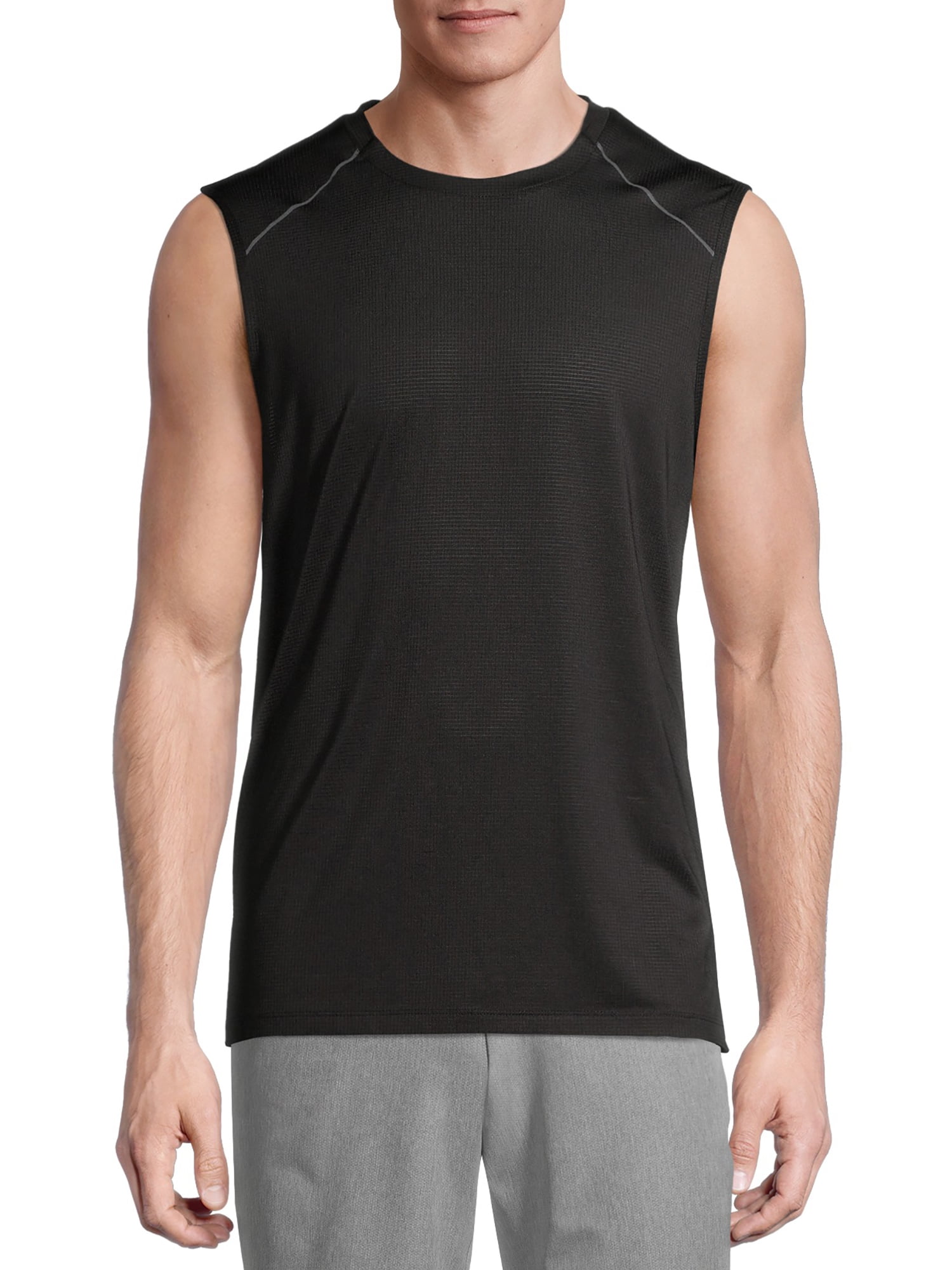 Russell Men's and Big Men's Active Sleeveless Muscle T-Shirt, up to ...