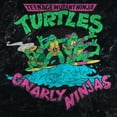 thumbnail image 2 of Men's Teenage Mutant Ninja Turtles Distressed Gnarly Ninjas  Graphic Tee Black Large, 2 of 4