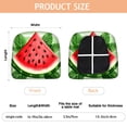 thumbnail image 3 of Summer Watermelon Seat Covers for Dining Room Chairs Set Of 6,Stretch Printed Washable Chair Seat Cover with Elastic Ties and Button,Removable Waterproof Couch Cushion Covers, 3 of 6