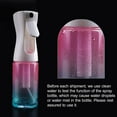 thumbnail image 5 of SOONEL Atomizer Bottle 200ml/300ml Color Gradient Spray Bottle Hairdressing Spray Refillable Bottle, 5 of 10