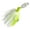 Chartreuse White, variant on Reaction Tackle Breaker Blade Jig - 1/2oz - Black Blue