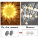 thumbnail image 2 of 10 Lamparas Chinas De Papel Y 10 Amarillo Cálido Focos Led, 2 of 5