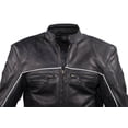 thumbnail image 4 of Mens Racer Jacket With Reflective Piping, 4 of 10