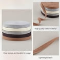 thumbnail image 3 of 45 Yards/ 41m 5 Colors Flat Drawstring Cord Drawstring Replacement 10mm/ 0.4inch Soft Drawstring Cord Rope Twill Hoodie String for Sweatpants Pants Sweater Drawcord Replacement DIY, 3 of 9