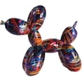 thumbnail image 1 of Adorno artístico XINYU perro con globos de colores vivos decoración para hogar y oficina, 1 of 4