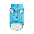 thumbnail image 5 of Button Winter Dog Vest With Integrated Fleece Back Lining & Zipper Closure, Warm Padded Pet Jacket For Small Medium Dogs (Golden Retriever Bichon Frise), Ideal For Cold Weather, 5 of 7
