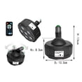thumbnail image 3 of With 5LEDs Mini Par Light RGBW Stage Lights with Remote Control E27 Lamp Holder Voice Controlled KTV Bar Party Atmosphere Light, 3 of 7