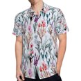 thumbnail image 4 of High Quality Hawaiian Shirts for Men Short Sleeve Aloha Beach Shirt Floral Summer Casual Button Down Shirts Blouses XWLI2V, 4 of 7