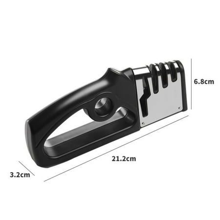 

3 Stages Type Quick Sharpening Tool Knife Sharpener Handheld Multi-function With Non-slip Base Kitchen Knives Accessories Gadge